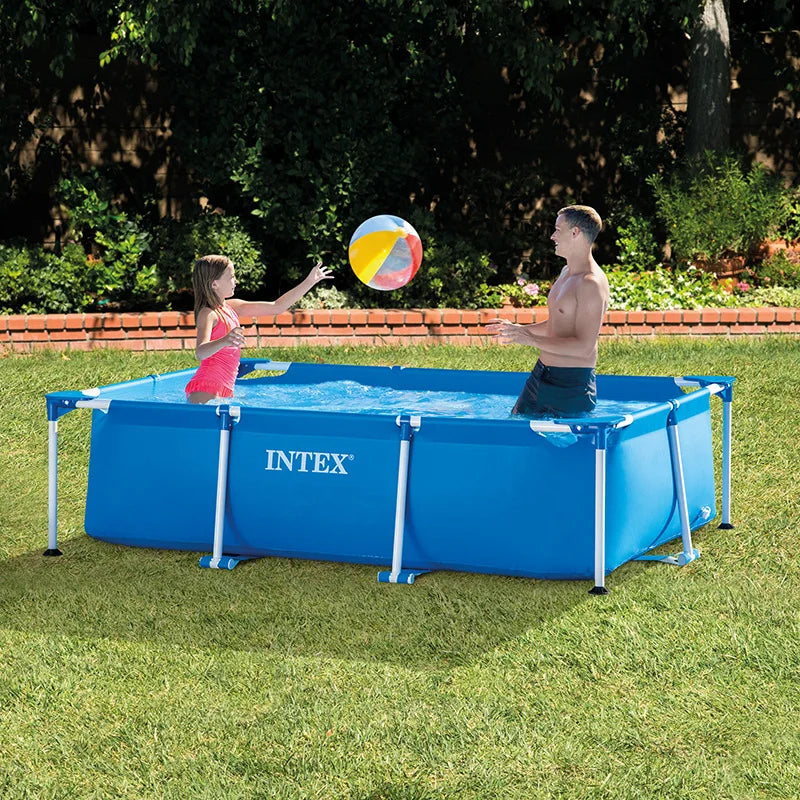Intex 28270 High Quality PVC Rectangular Outdoor 2.2m Swimming Pool Manufactured by INTEX