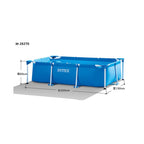 Intex 28270 High Quality PVC Rectangular Outdoor 2.2m Swimming Pool Manufactured by INTEX