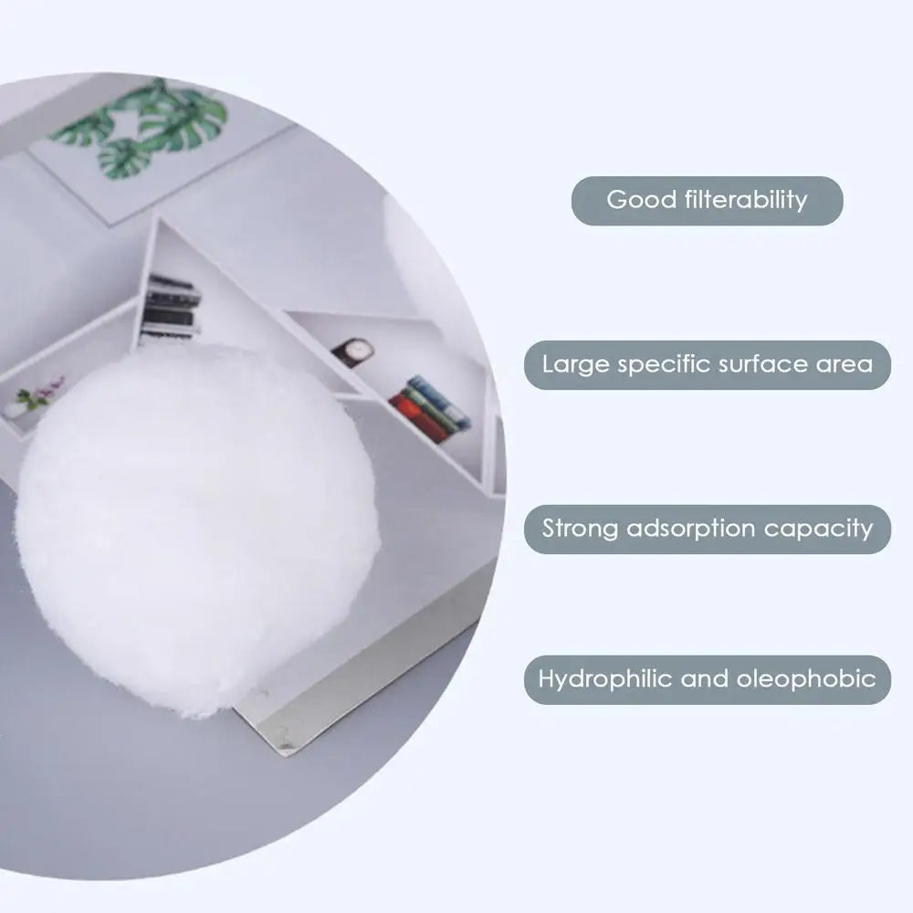 1 Pack 200-1300g Pool Filter Balls Cleaning Balls Durable Filter for Swimming Pool Hot Tub Cleaning Equipment