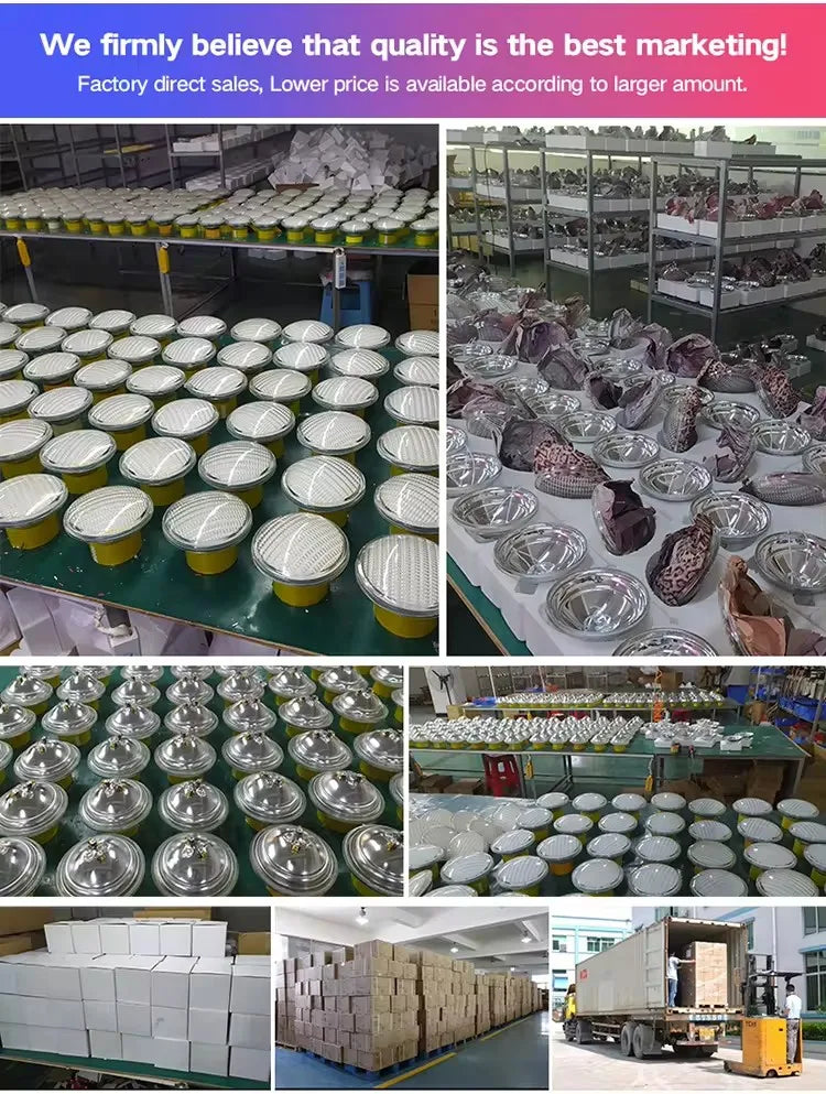 Pool headlights 18W 36W 54W par56 led 12Vac RGB focos led para piscinas warm white cold white