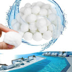 1 Pack 200-1300g Pool Filter Balls Cleaning Balls Durable Filter for Swimming Pool Hot Tub Cleaning Equipment