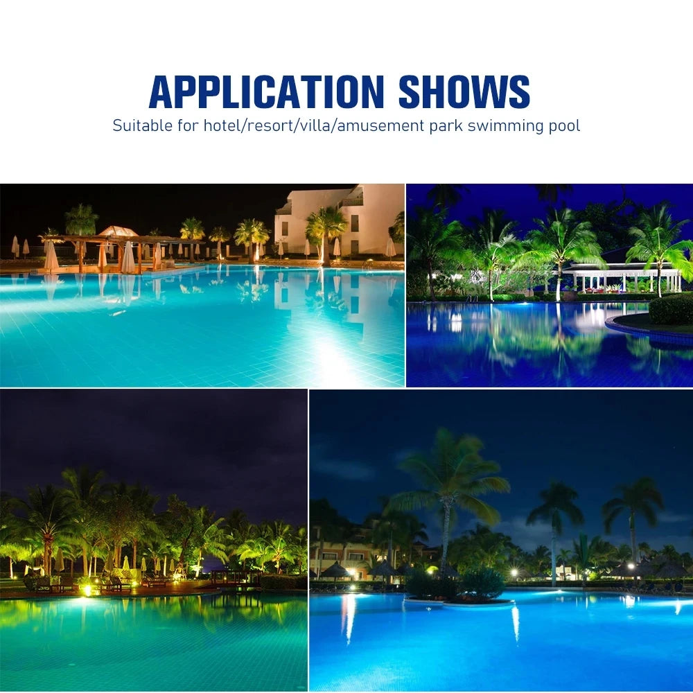 Pool headlights 18W 36W 54W par56 led 12Vac RGB focos led para piscinas warm white cold white