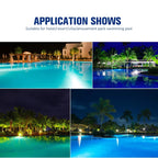 Pool headlights 18W 36W 54W par56 led 12Vac RGB focos led para piscinas warm white cold white