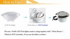 Pool headlights 18W 36W 54W par56 led 12Vac RGB focos led para piscinas warm white cold white