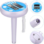 Waterproof Solar Swimming Pool Thermometer Scale Accurate Readings Thermometer for Most Types of Swimming Pool