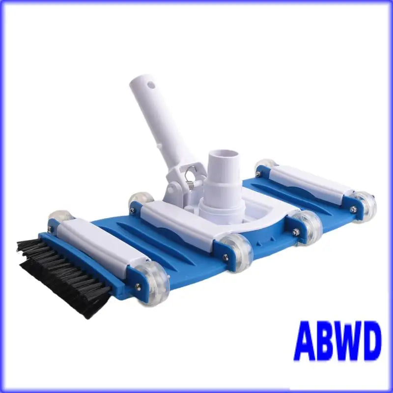 WD-Pool Cleaning Accessory Set- Vacuum Head Featuring Side Brushes, Wheels, Swivel Handle And Hose Connection
