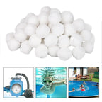 1 Pack 200-1300g Pool Filter Balls Cleaning Balls Durable Filter for Swimming Pool Hot Tub Cleaning Equipment