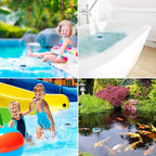 Waterproof Solar Swimming Pool Thermometer Scale Accurate Readings Thermometer for Most Types of Swimming Pool