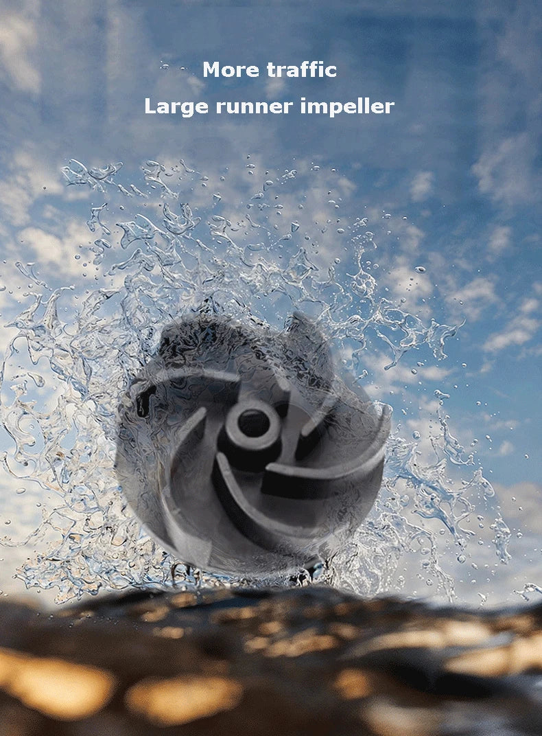 7500L/H Utility Thermoplastic Electric Portable Transfer Pool Pond Draining Sump Pump 550/750W Submersible Water Pump