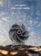 7500L/H Utility Thermoplastic Electric Portable Transfer Pool Pond Draining Sump Pump 550/750W Submersible Water Pump