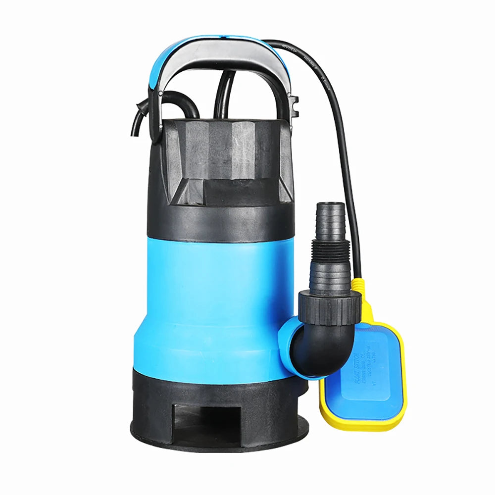 7500L/H Utility Thermoplastic Electric Portable Transfer Pool Pond Draining Sump Pump 550/750W Submersible Water Pump