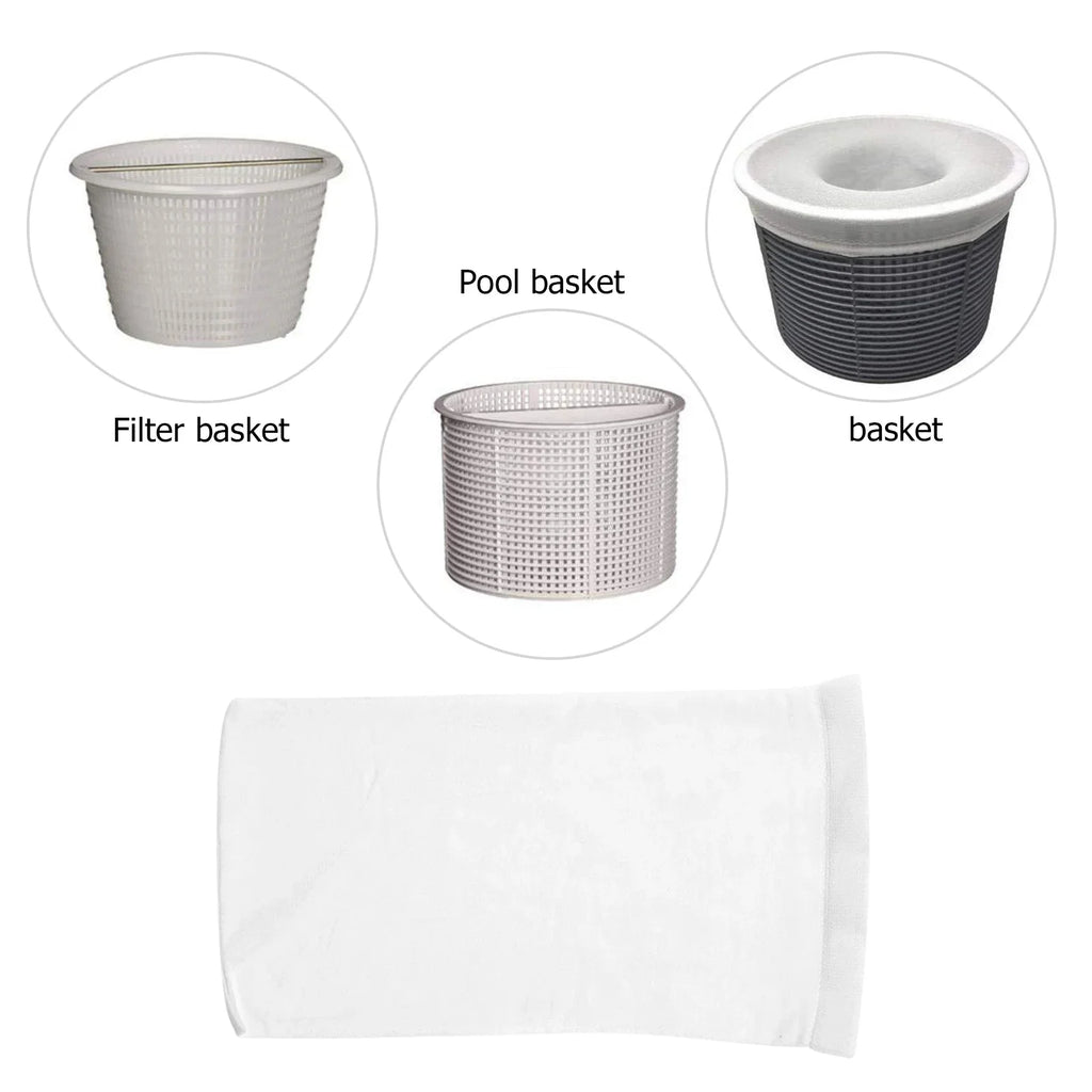 5/10pcs Pool Skimmer Socks Household Perfect Savers Nylon Mesh Design for Filters Baskets Skimmers Swimming Pool Accessories