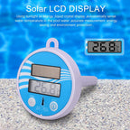 Waterproof Solar Swimming Pool Thermometer Scale Accurate Readings Thermometer for Most Types of Swimming Pool