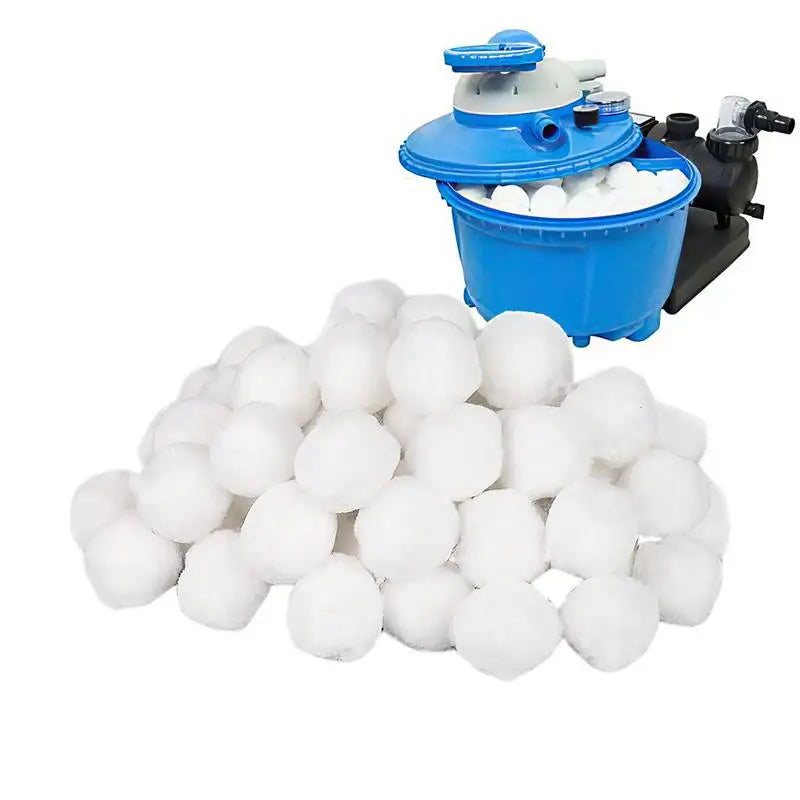 1 Pack 200-1300g Pool Filter Balls Cleaning Balls Durable Filter for Swimming Pool Hot Tub Cleaning Equipment