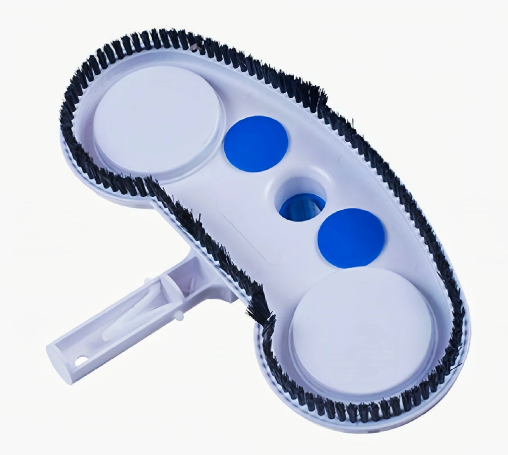Swimming Pool Suction Head with Brush - Underwater Vacuum Cleaner Tool for Pool Bottom & Wall Cleaning
