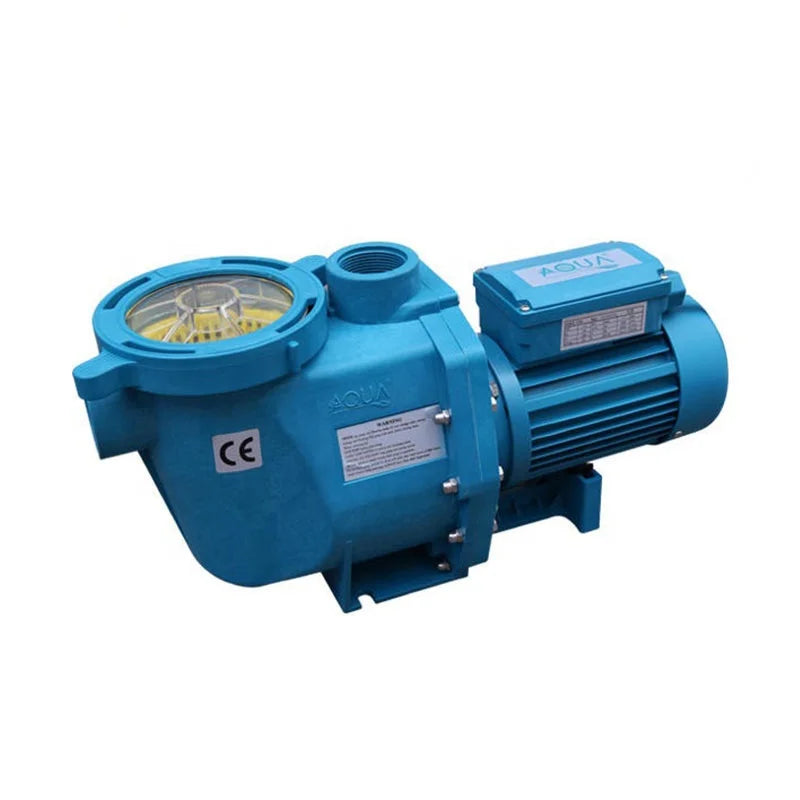 New Plastic AQUA Swimming Pool Pump Stock 1HP 2HP 3HP Water Pump With Filter Basket