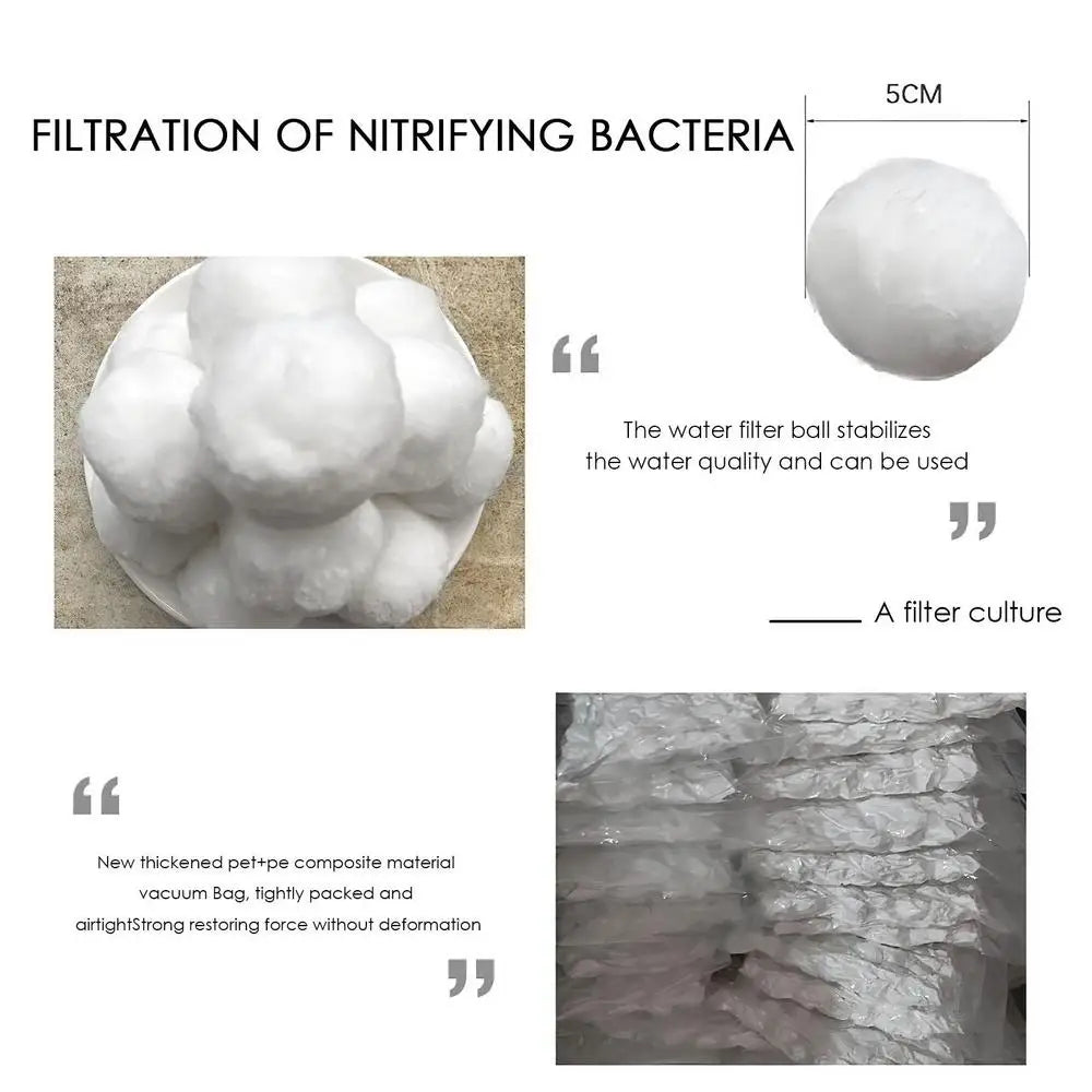 1 Pack 200-1300g Pool Filter Balls Cleaning Balls Durable Filter for Swimming Pool Hot Tub Cleaning Equipment