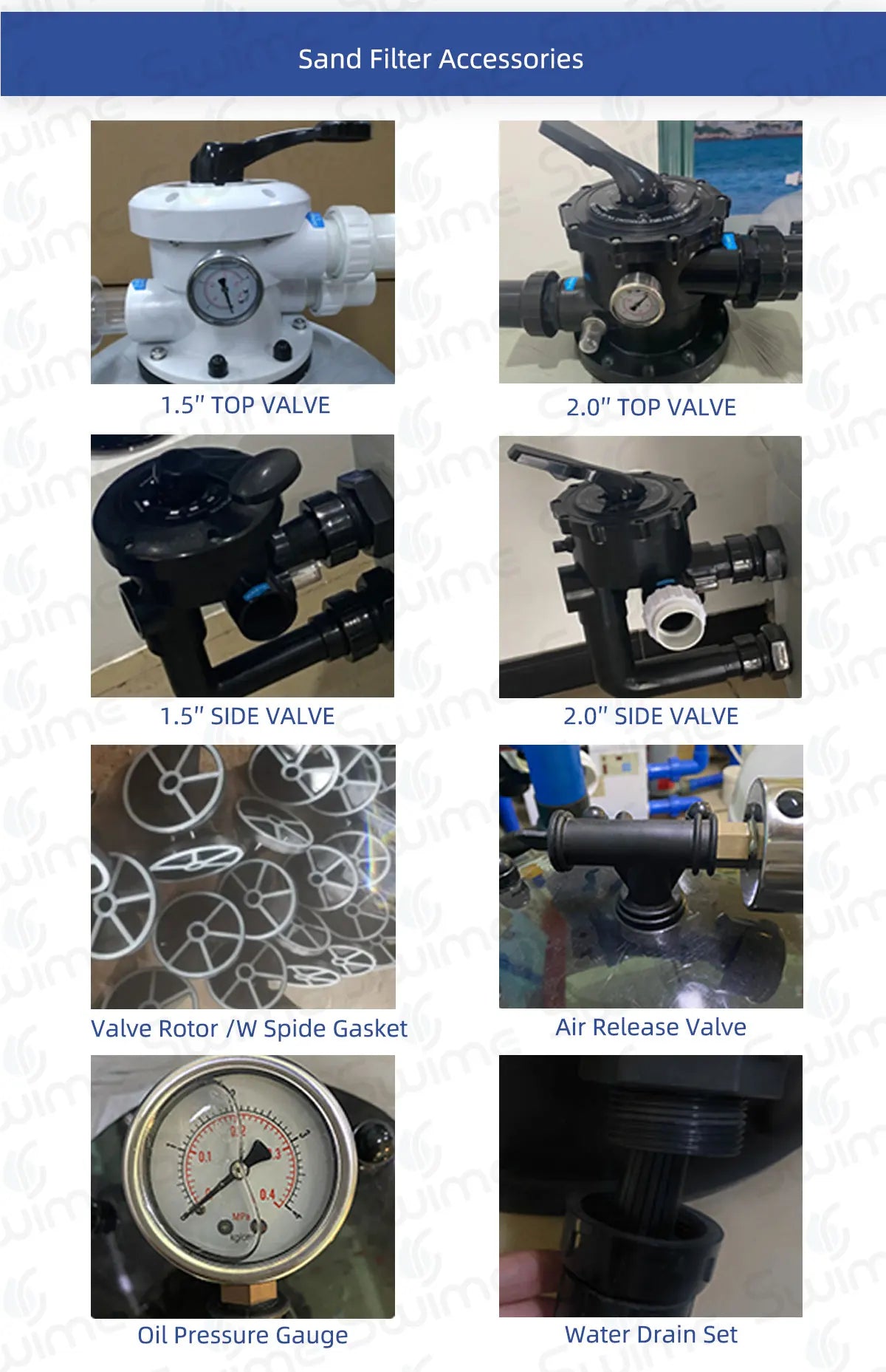 hot sale made of fiber glass be extended in the sun suit for water pool sand filter for swimming pool