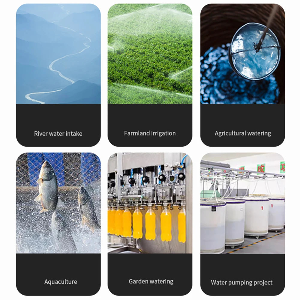 7500L/H Utility Thermoplastic Electric Portable Transfer Pool Pond Draining Sump Pump 550/750W Submersible Water Pump