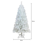 White artificial pine - in several sizes - 150 cm