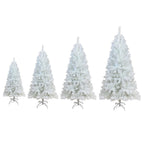 White artificial pine - in several sizes - 150 cm