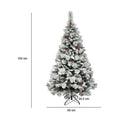 Snowy artificial pine - in several types - 150 cm